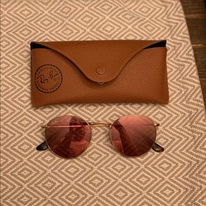 Rayban round metal sunglasses